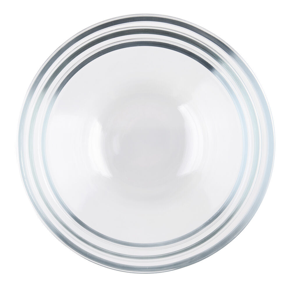 6PK Daily Bake Borosilicate Glass Mixing Bowl 21cm/2L - Clear