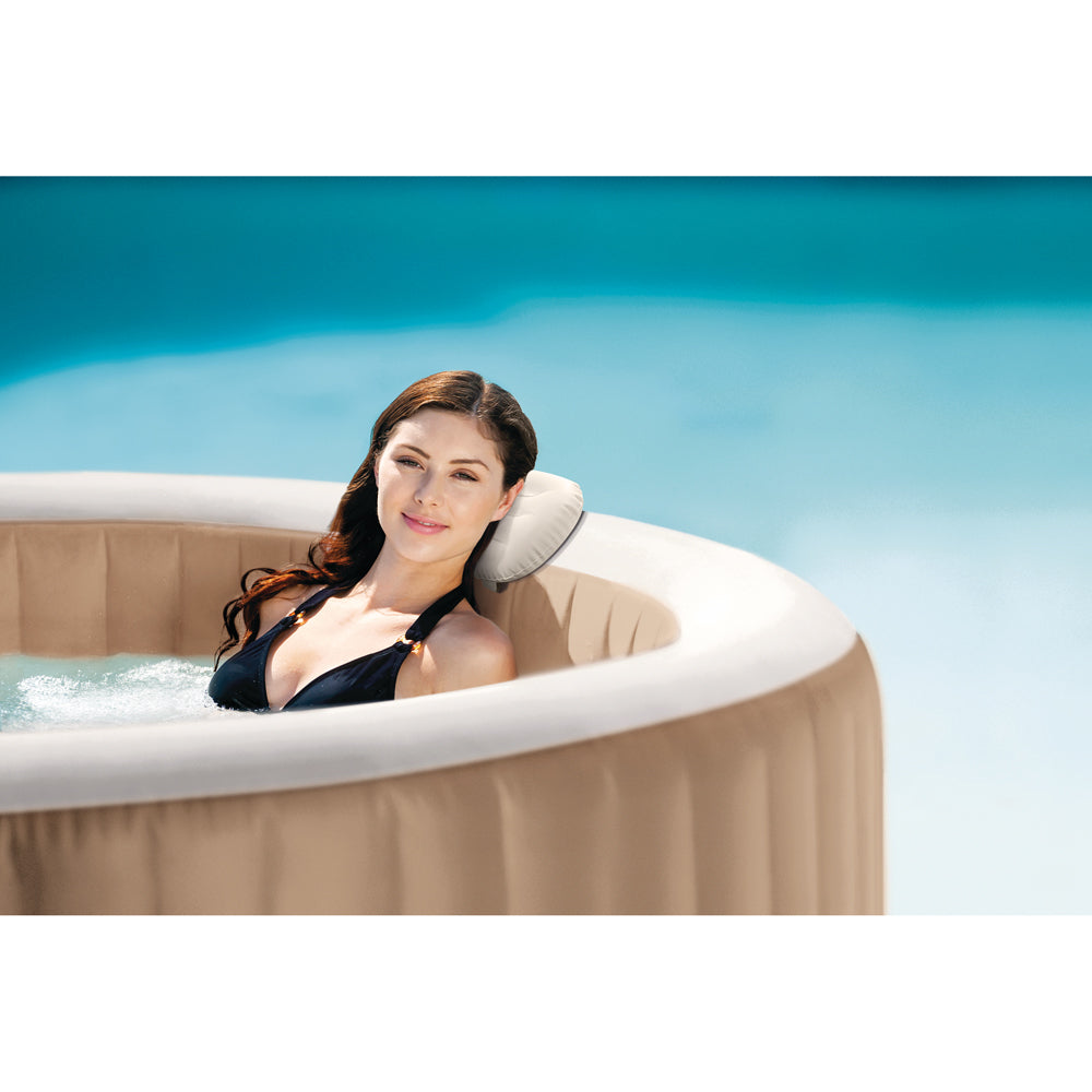 3PK Intex Inflatable PureSpa Headrest Removable Head Support - Beige