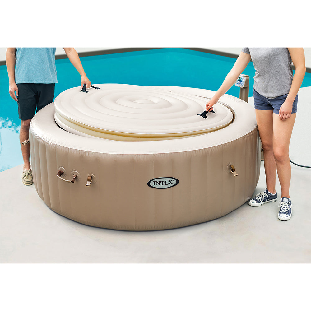 Intex Energy Efficient Cover For Inflatable Outdoor Spa - Beige