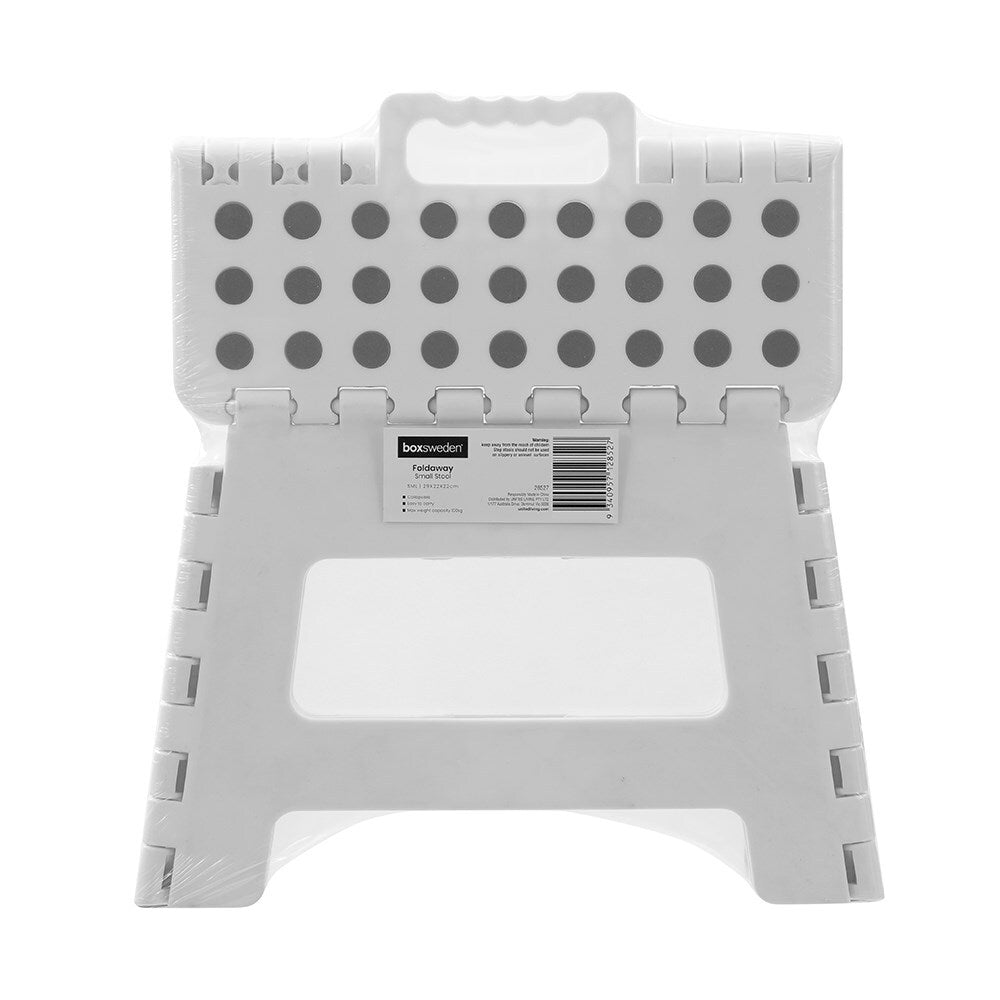 2x Boxsweden Foldaway 29x22cm Step Stool Small - White