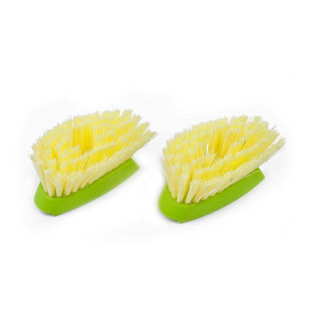 2x 2pc Full Circle Suds Up Dish Brush Head Refill - Green