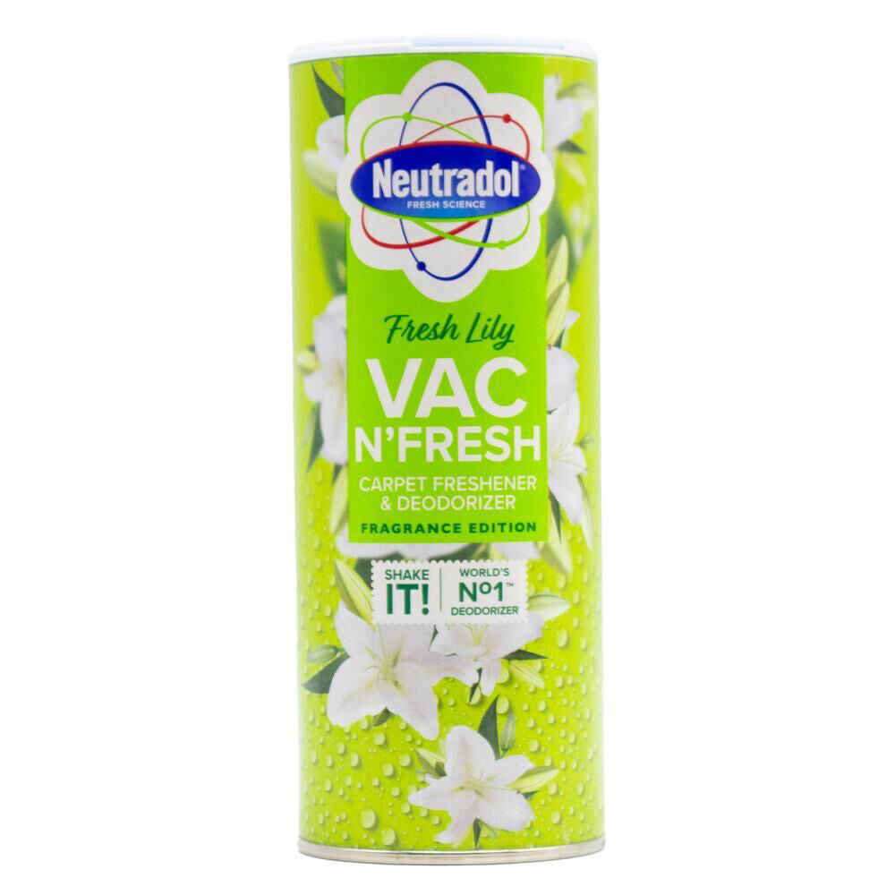 6PK Neutradol 350g Vac N'Fresh Carpet Freshener Deodoriser Fresh Lily