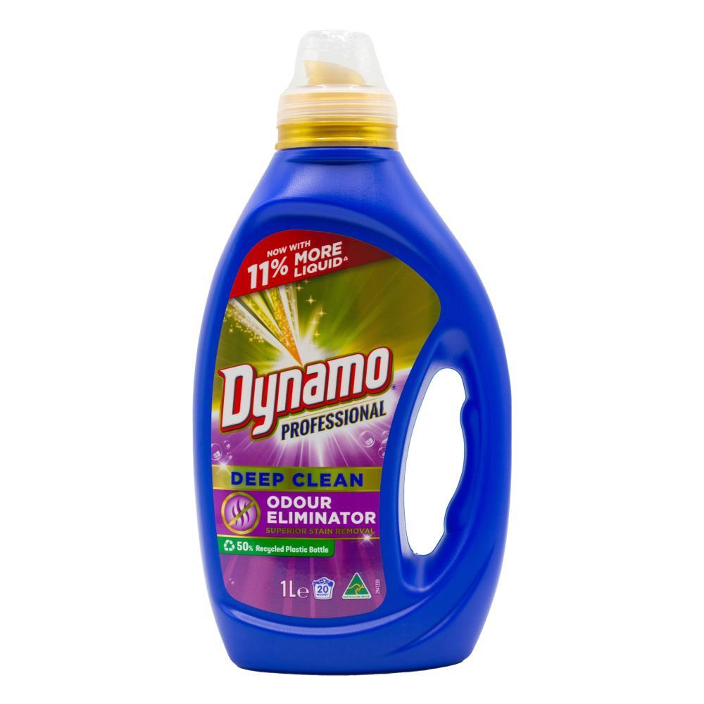 12PK Dynamo Professional Deep Clean Liquid Laundry Detergent Odour Eliminator 1L