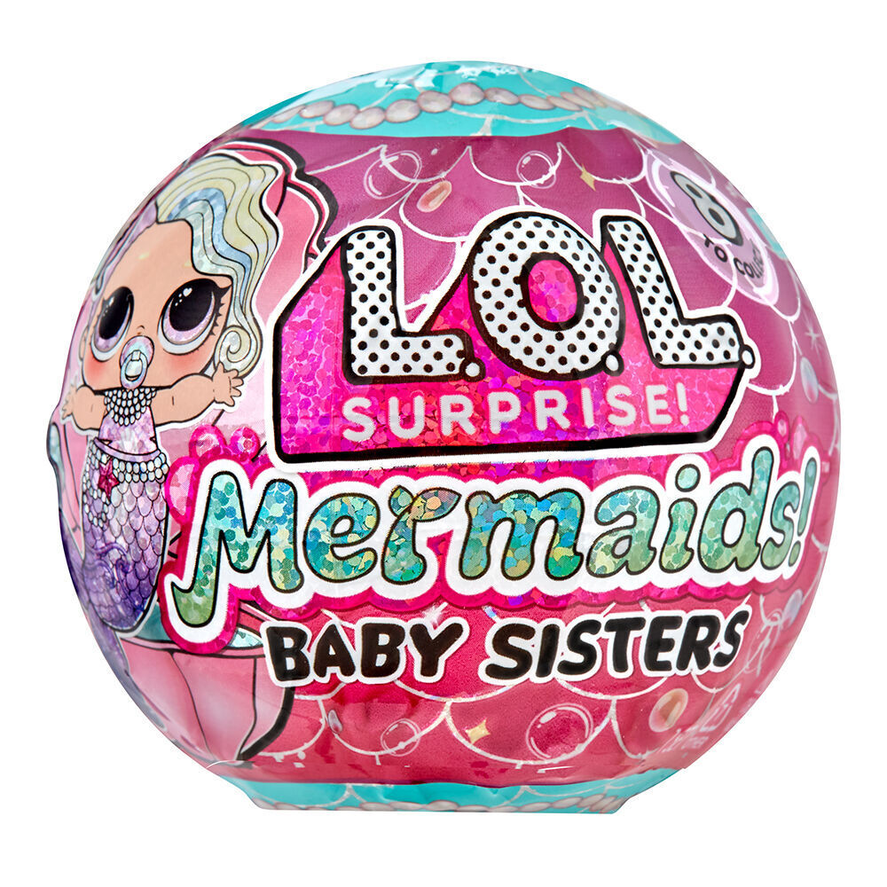 4PK LOL Suprise! Mermaids! Baby Sisters Mermaid Figures Assorted 4y+