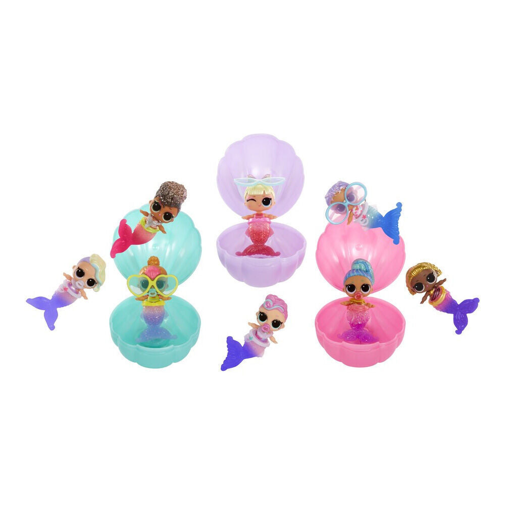 4PK LOL Suprise! Mermaids! Baby Sisters Mermaid Figures Assorted 4y+