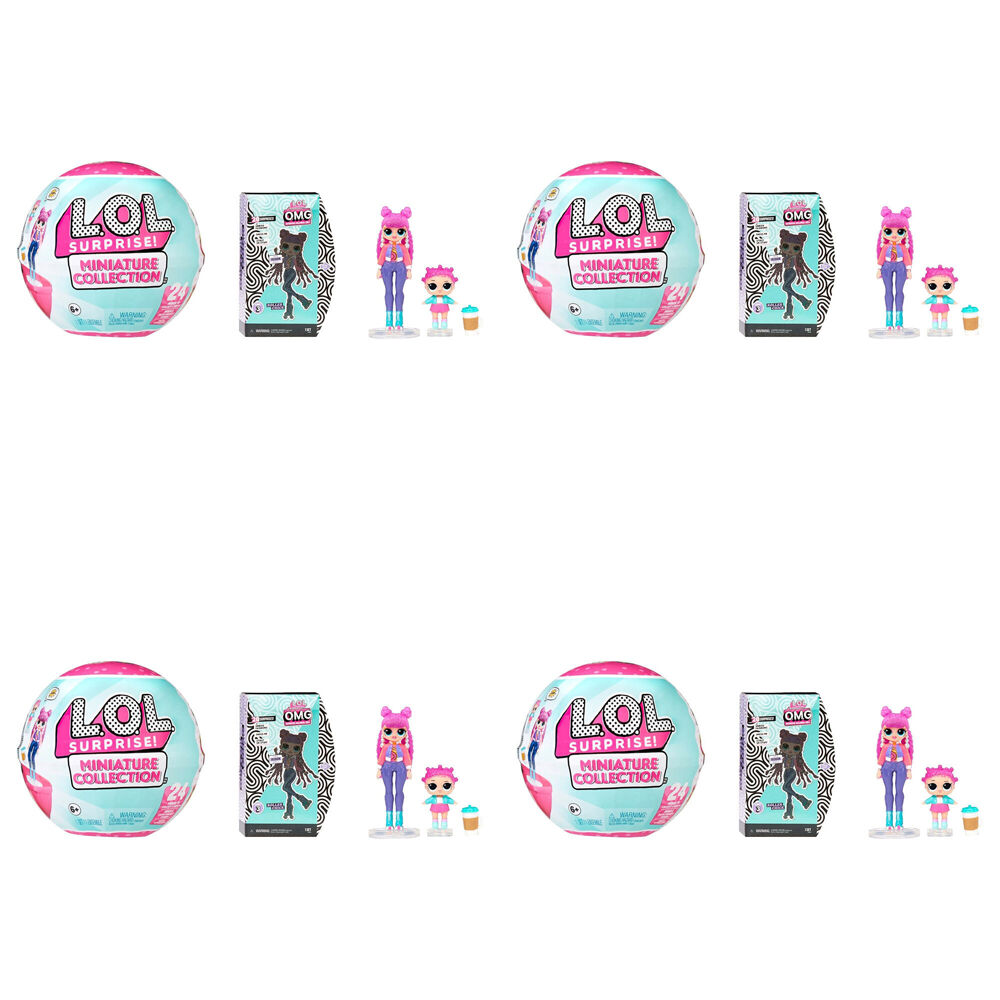 12pc LOL Suprise! Miniature Collection Mini Dolls Assorted 4y+