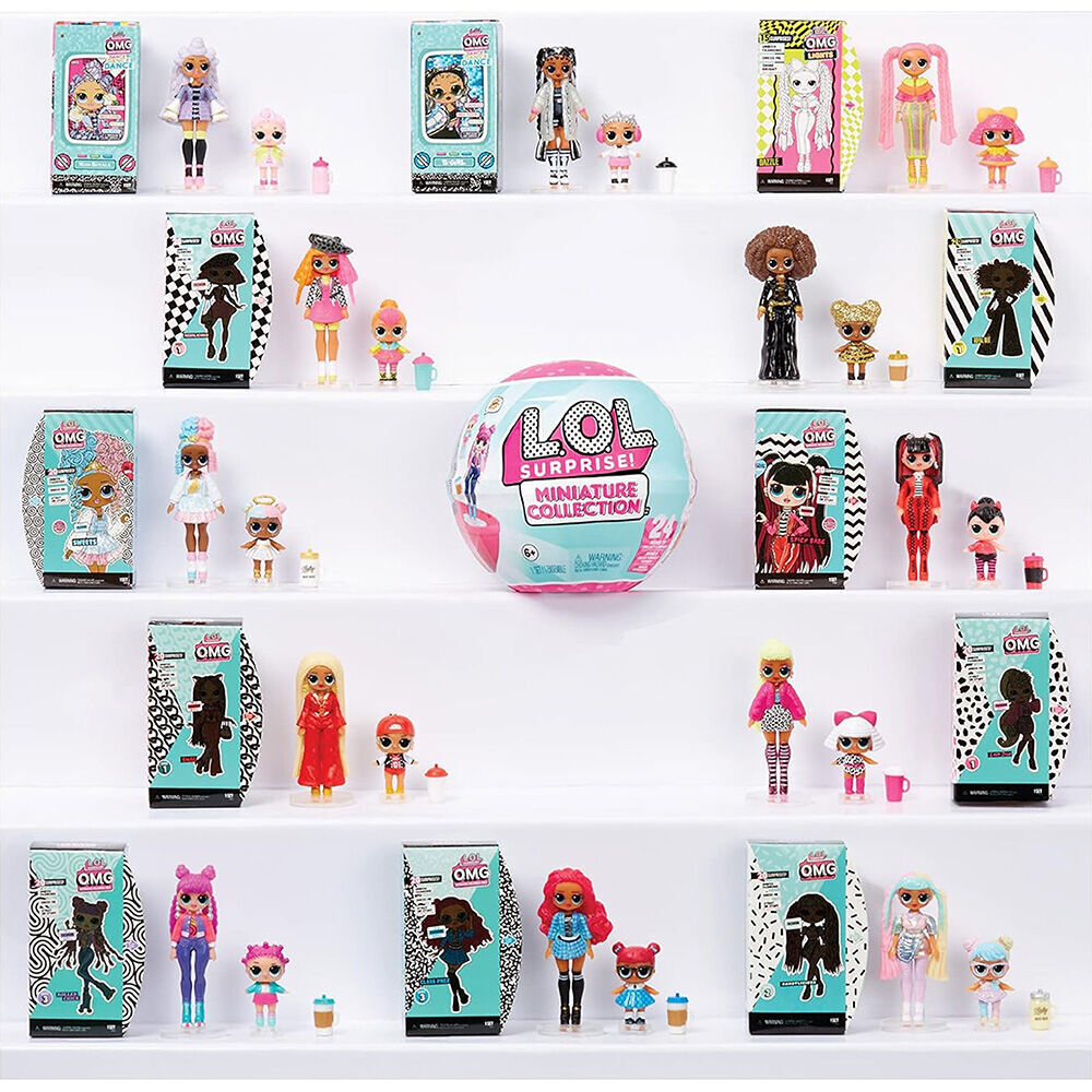 12pc LOL Suprise! Miniature Collection Mini Dolls Assorted 4y+