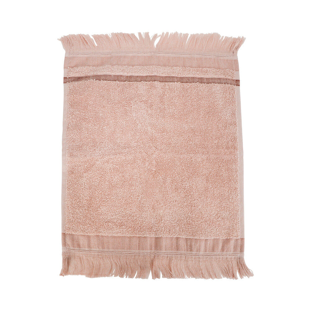 2PK Annabel Trends Coast Turkish Fibre Cotton Face Washer 30x35cm - Dusty Pink