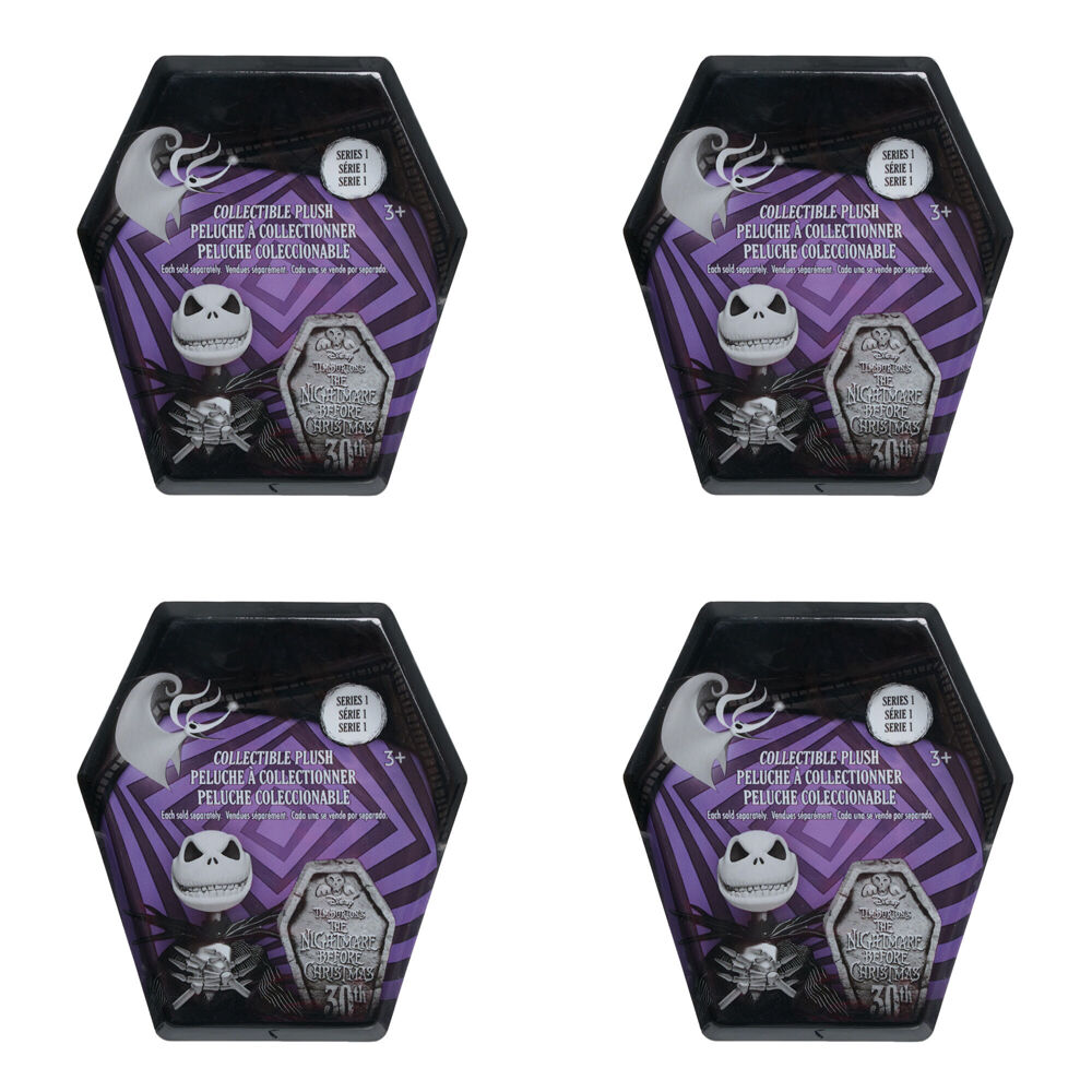 4PK Disney Nightmare Before Christmas Mini Capsule Plush Assorted 3y+
