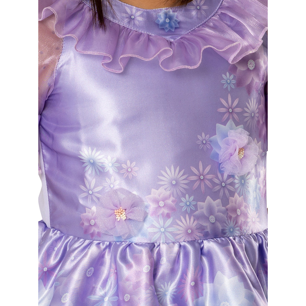 Disney Size 5-6y Isabela Deluxe Encanto Dress Kids/Girls Costume Purple