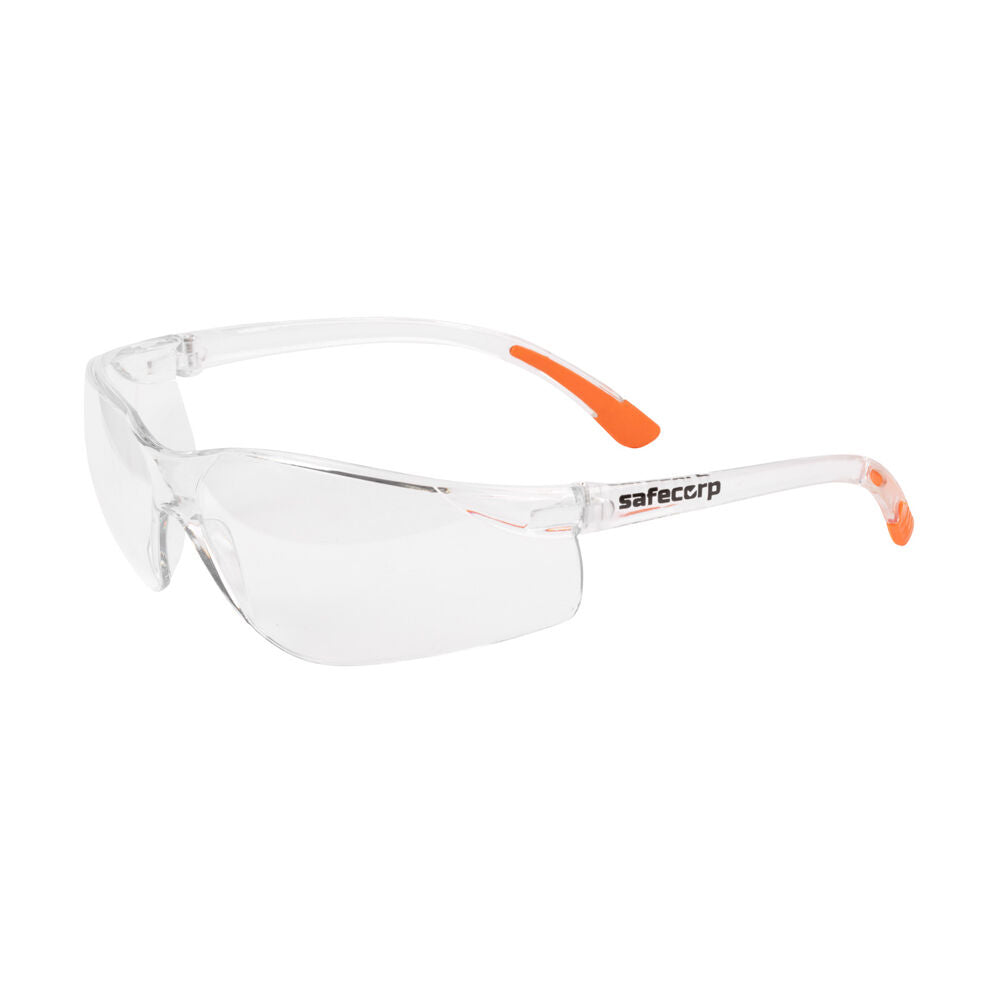 6PK Safecorp Clear PPE Safety Specs Glasses Anti Fog Anti Scratch UV Resistant