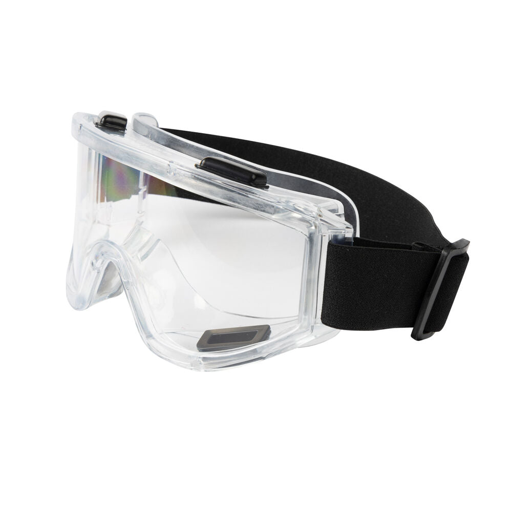 4PK Safecorp Clear PPE Safety Goggles Anti Fog UV Resistant Direct Vent Black