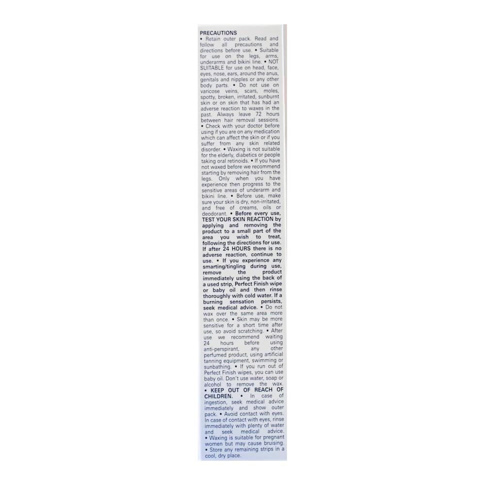 320pc Veet Wax Strips A Touch of Almond Oil w/ Finish Wipes