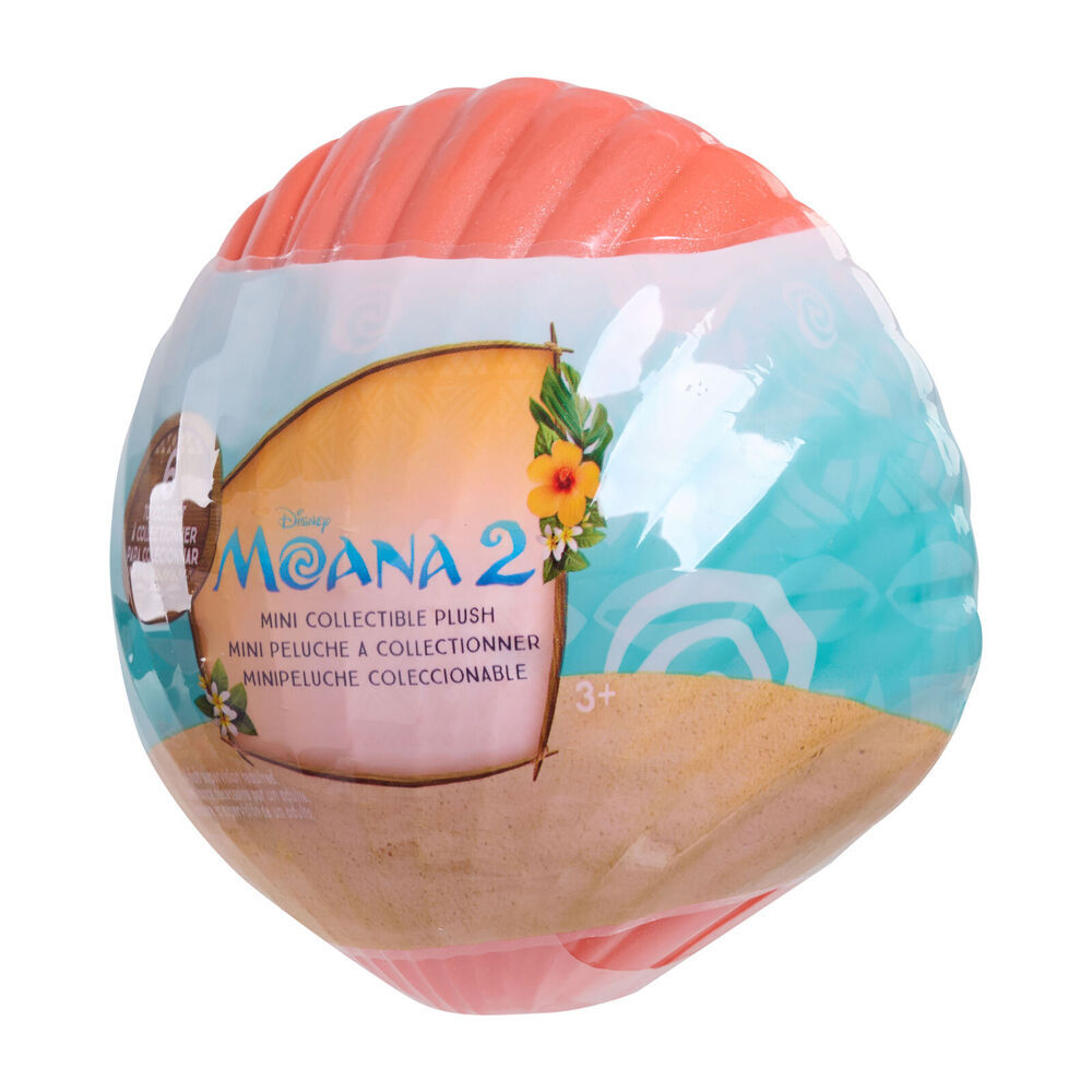 4PK Disney Moana 2 Mini Capsule Plush Kids Toy Assorted 3y+