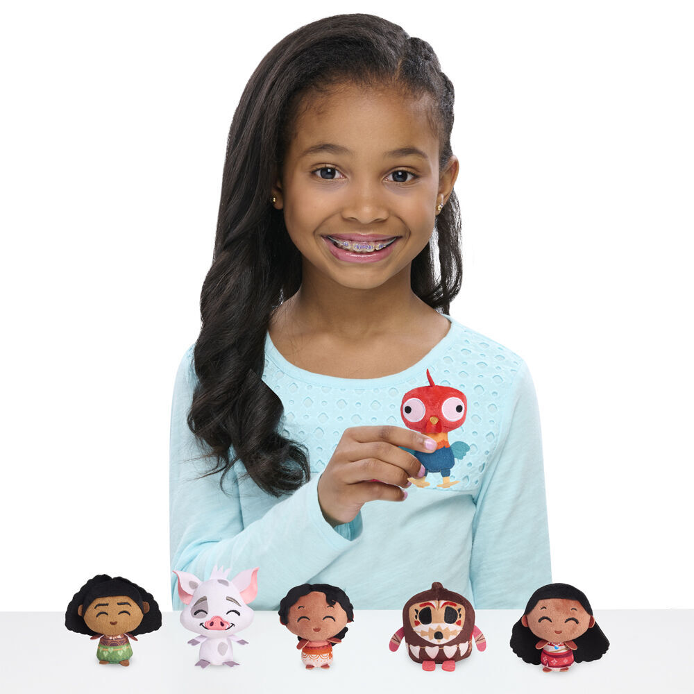 4PK Disney Moana 2 Mini Capsule Plush Kids Toy Assorted 3y+