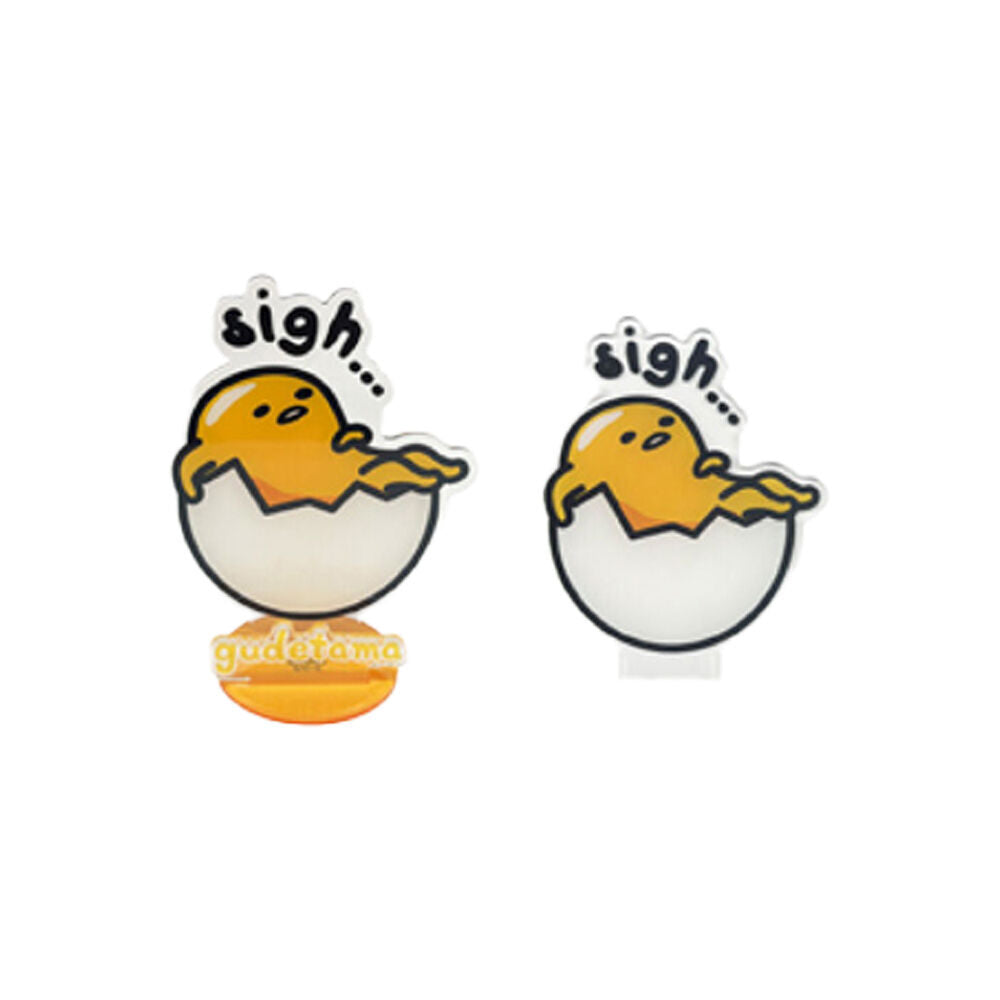 8PK Gudetama Acrylic Figurine Kids Collectable Toy For Ages 3y+ Assorted
