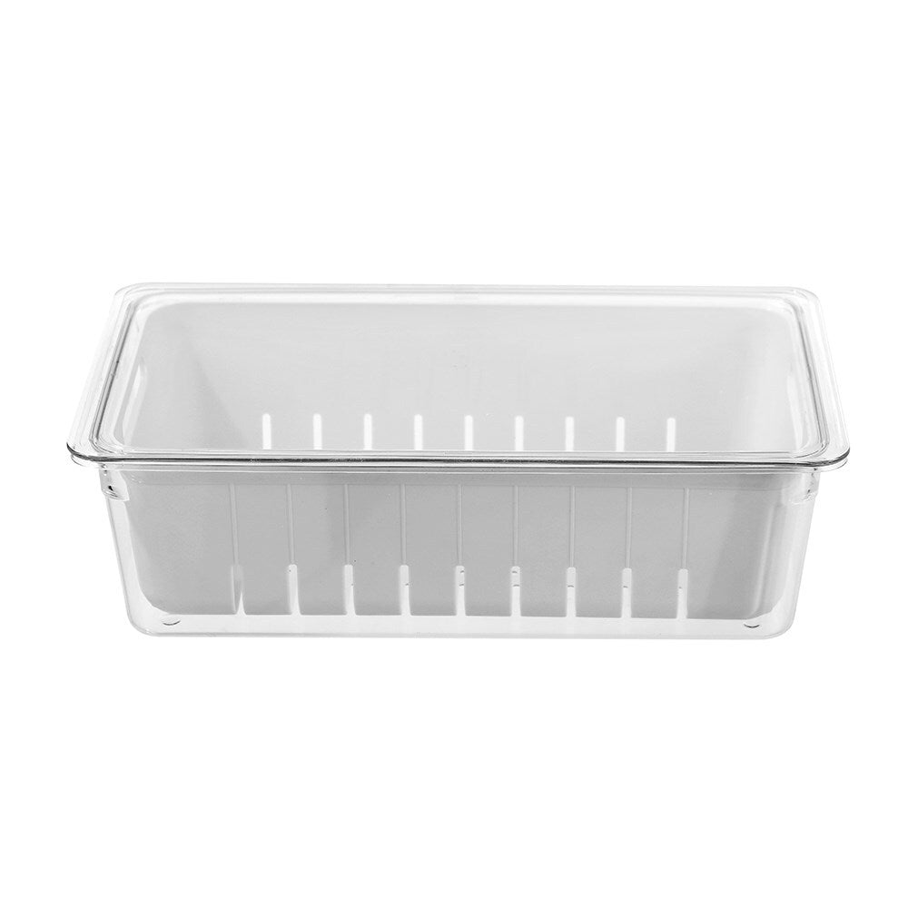 3x Boxsweden Crystal 3L/32cm Crisp Bin Storage - White