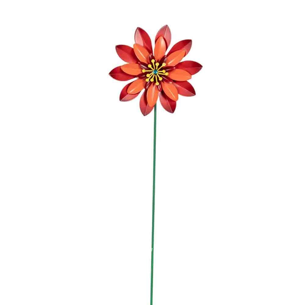 6PK Flower Sticks Medium Outdoor Decoration 39cm Multicoloured Assorted