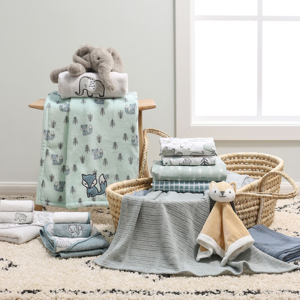 2PK Little Haven Cot Fitted Woodland Baby Bedding Sheet 135cm