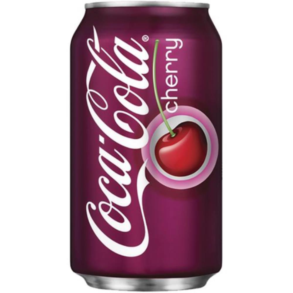 12PK USA Cans 355ml Cherry Coke Soda Can Beverage Drink