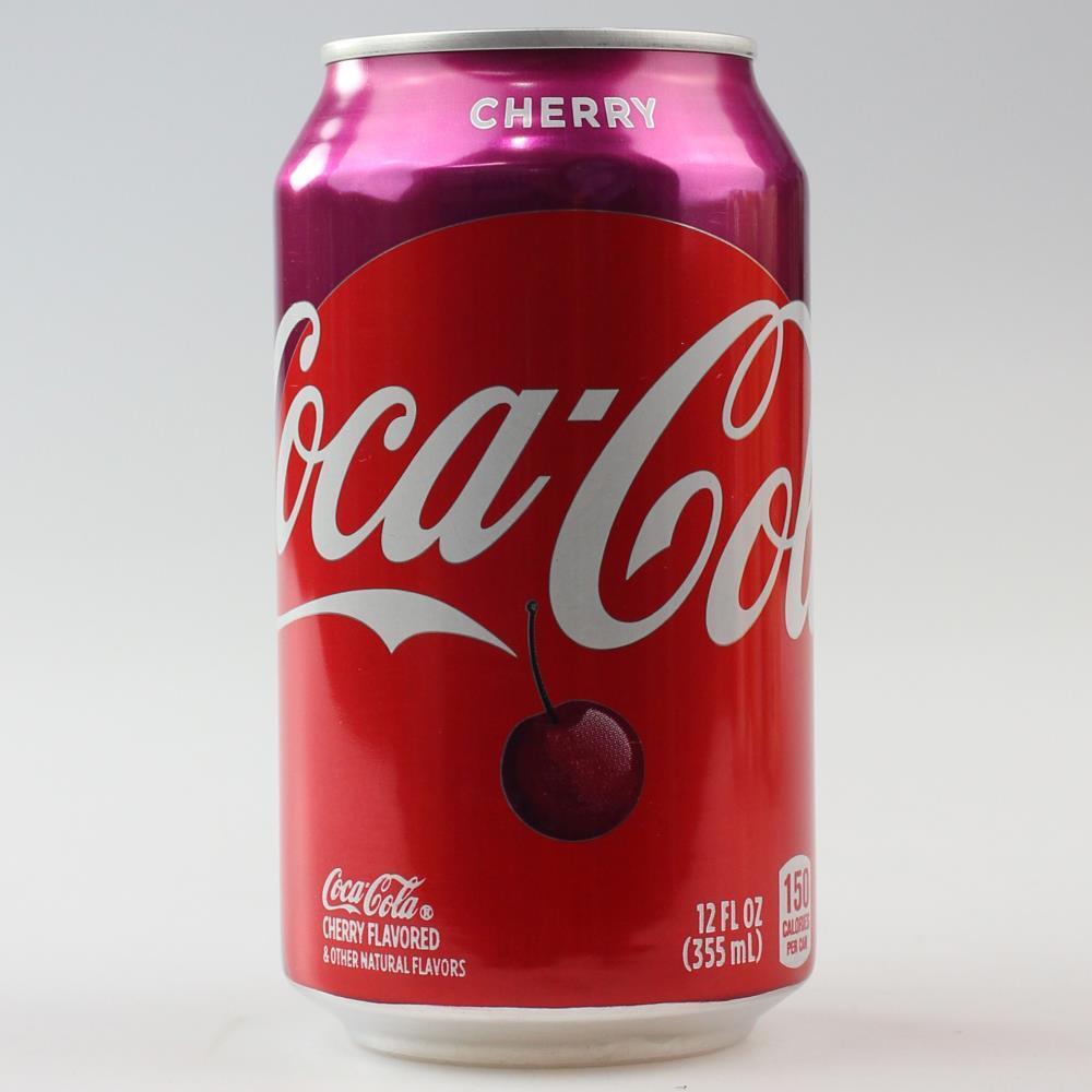12PK USA Cans 355ml Cherry Coke Soda Can Beverage Drink