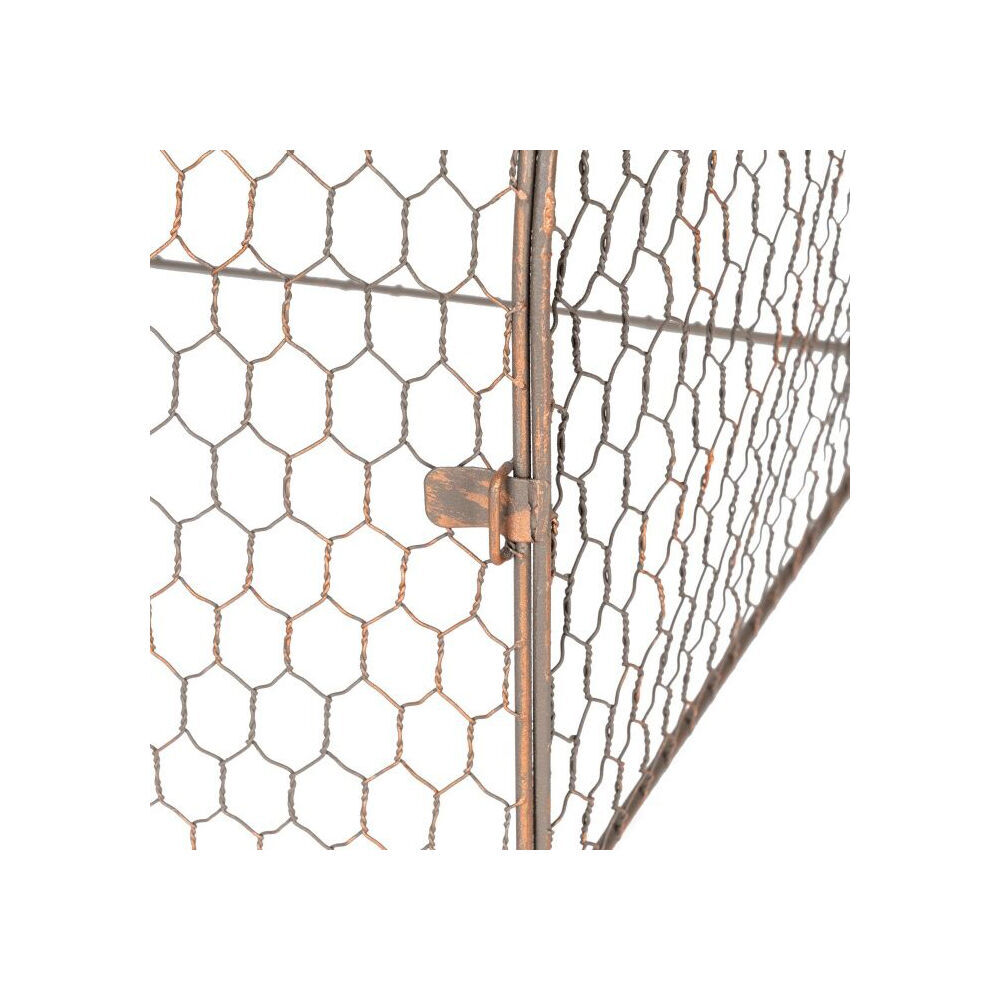 3PK Cloche Flat End for Tunnel Outdoor Decoration 30x3cm Rust Copper