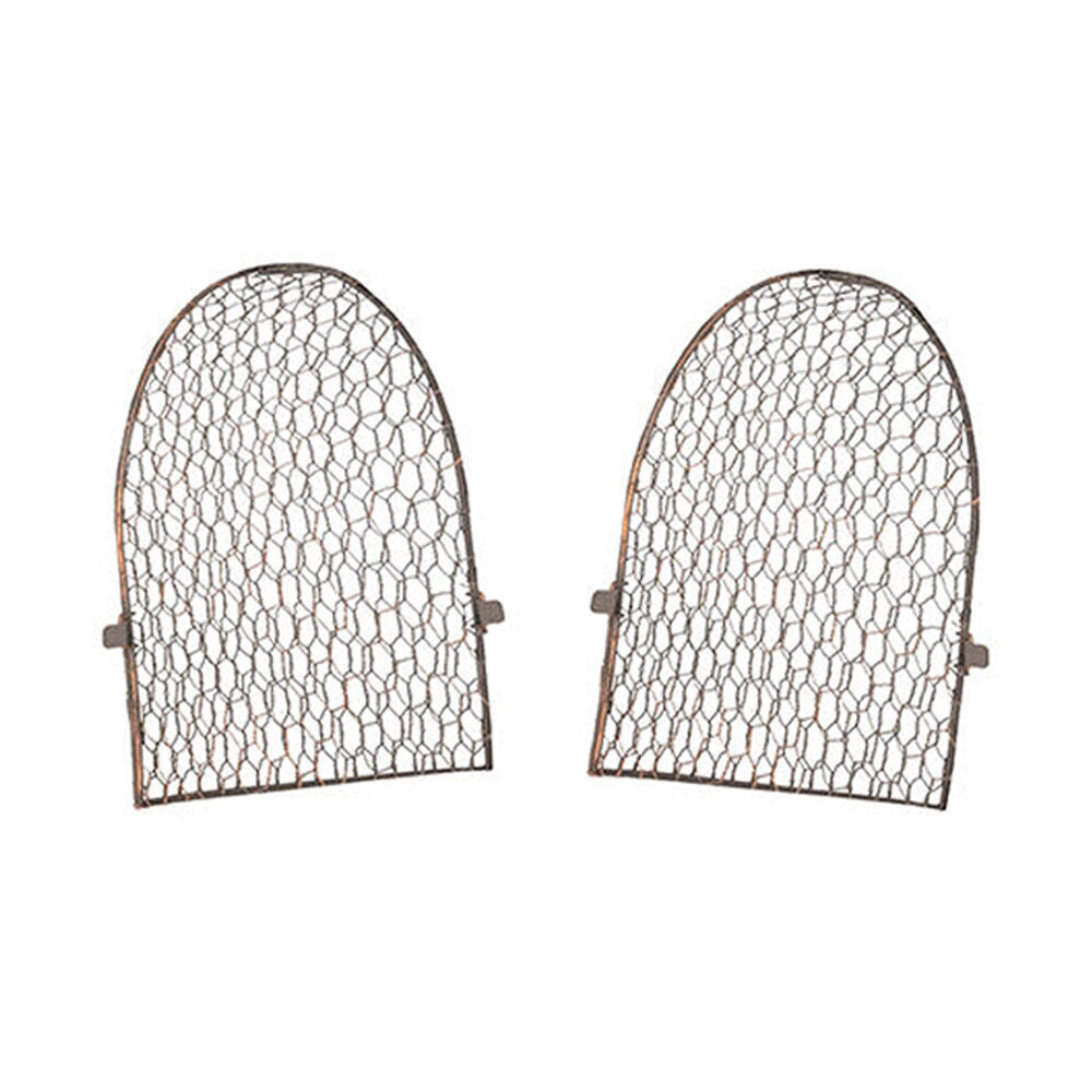 3PK Cloche Flat End for Tunnel Outdoor Decoration 30x3cm Rust Copper