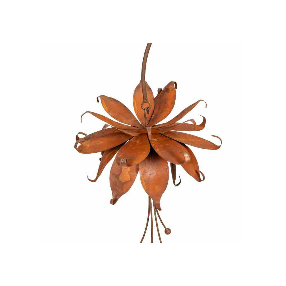 Hanging Fuchsia Stake Outdoor Decoration 145x47cm Rust