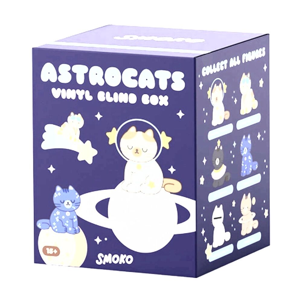 Smoko Astro Cats Blind Box Toy Collectable Figurine 15Y+ Assorted