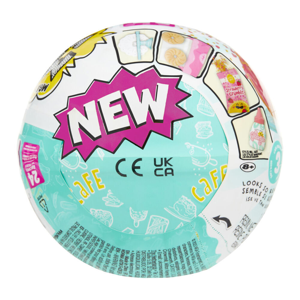 4PK MGA's Miniverse Make It Mini Foods: Cafe Series 3B Assorted 8y+