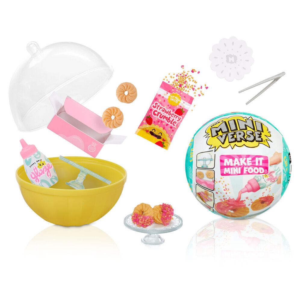 4PK MGA's Miniverse Make It Mini Foods: Cafe Series 3B Assorted 8y+