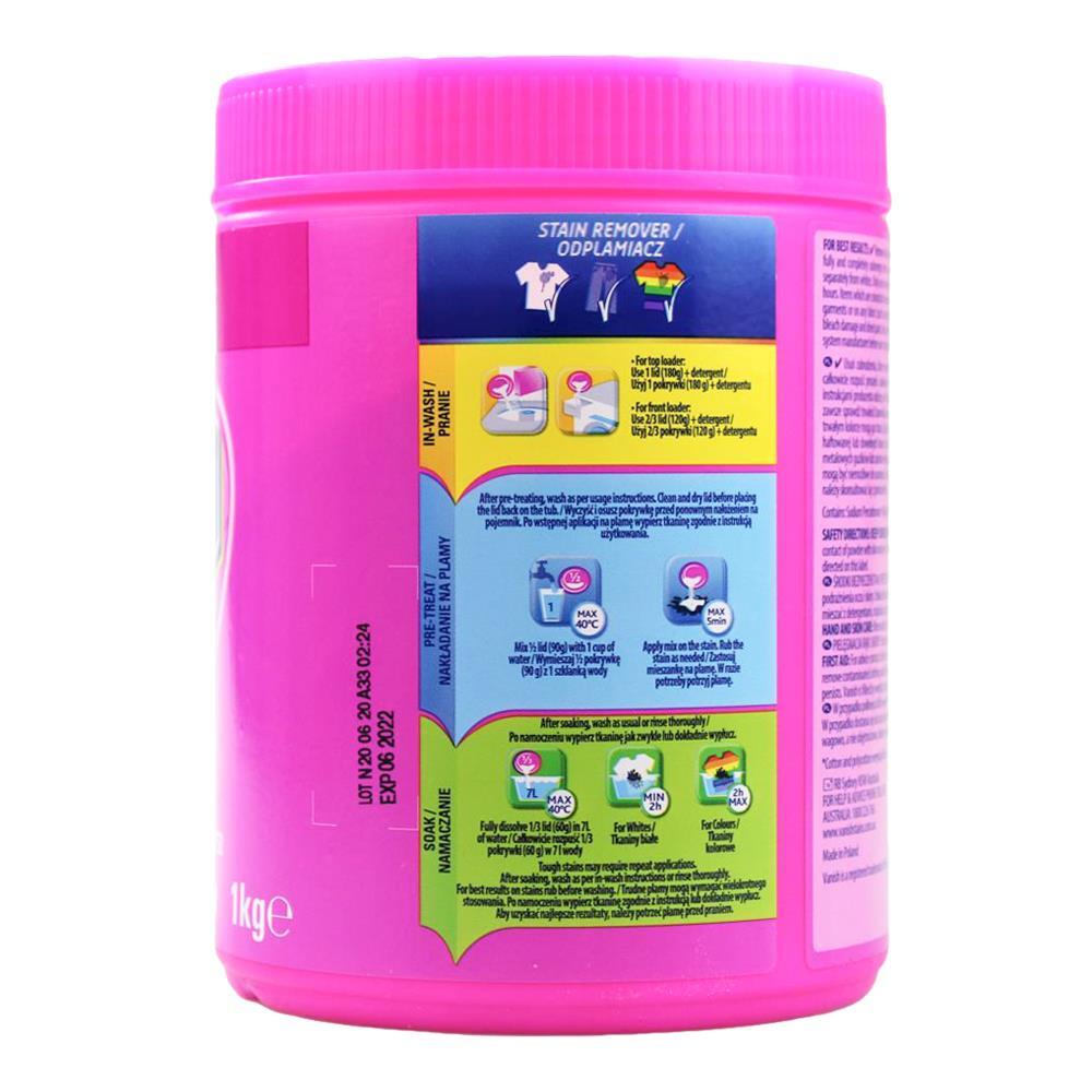 6PK Vanish Laundry Detergent Powder Fabric Stain Remover 1kg