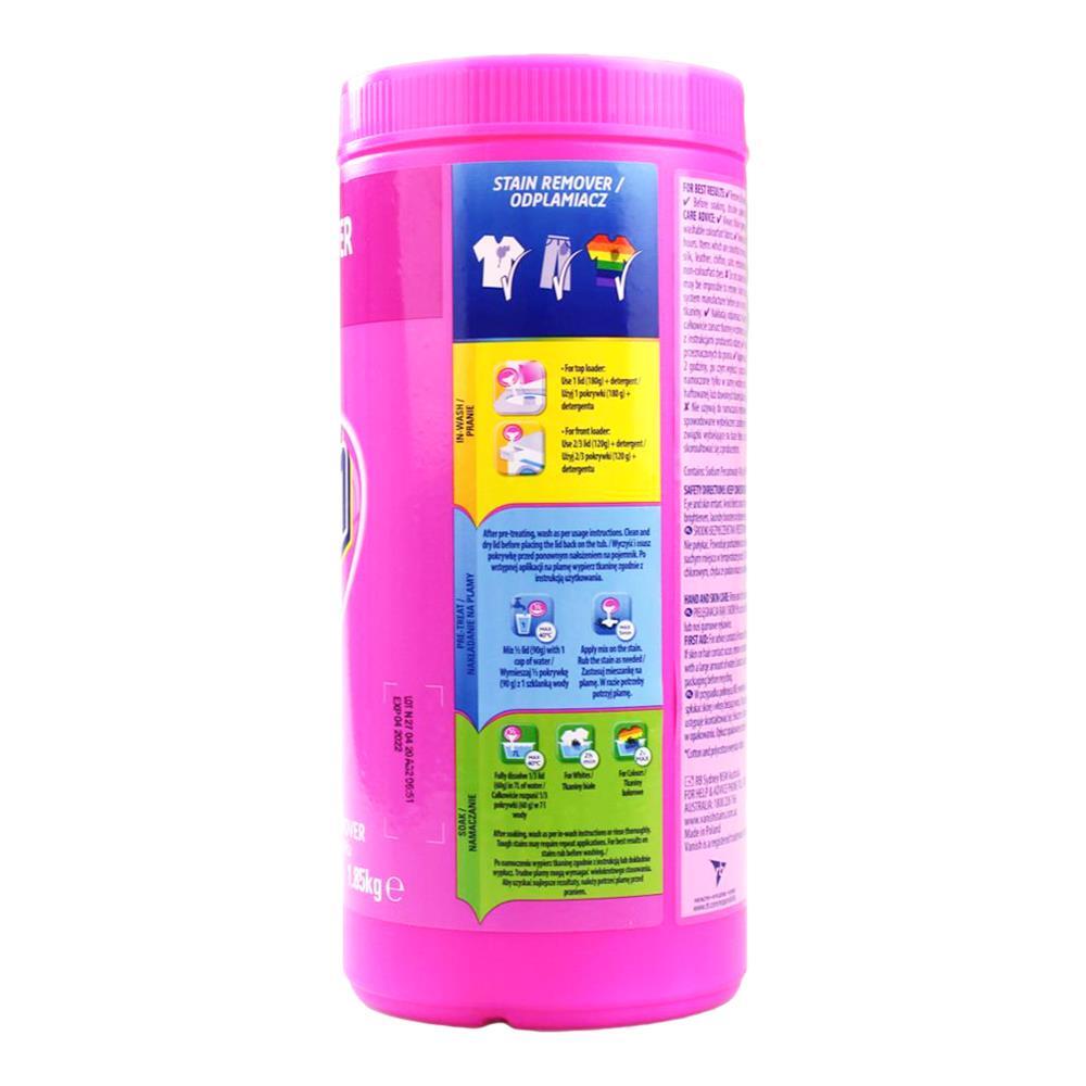 2PK Vanish Laundry Detergent Powder Fabric Stain Remover 1.85kg
