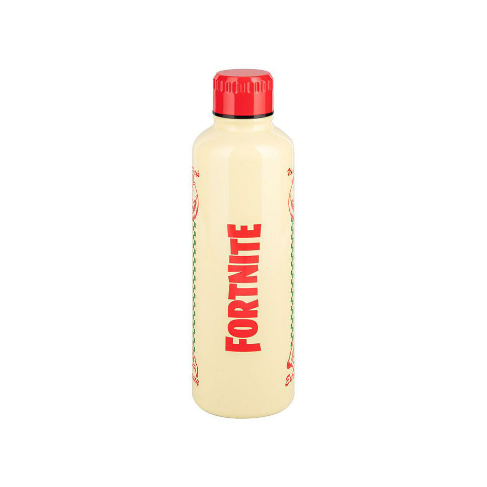 Fortnite Uncle Petes Pizza Pit Metal Water Bottle 16oz (500ml) For Ages 4y+