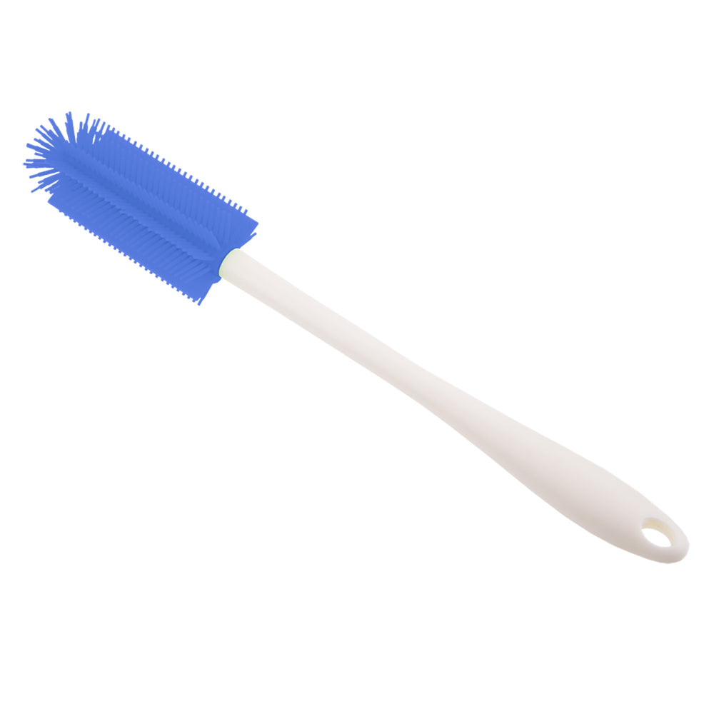 4PK Appetito Silicone Bottle Brush 35.5x4.5cm Dia. Blue