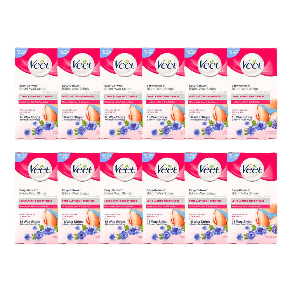 192pc Veet Bikini Wax Strips w/ Perfect Finish Wipes
