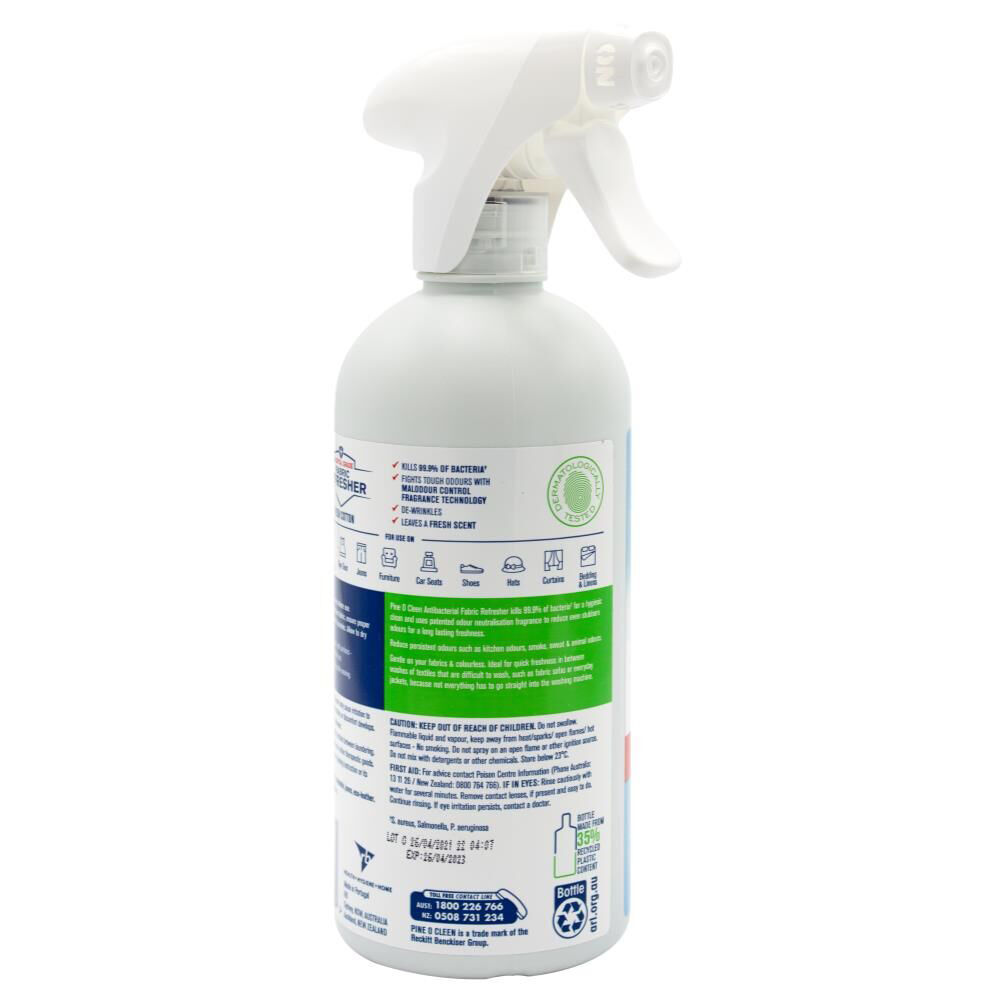6PK Pine O Cleen 450ml Fabric Refresher Spray Fresh Cotton