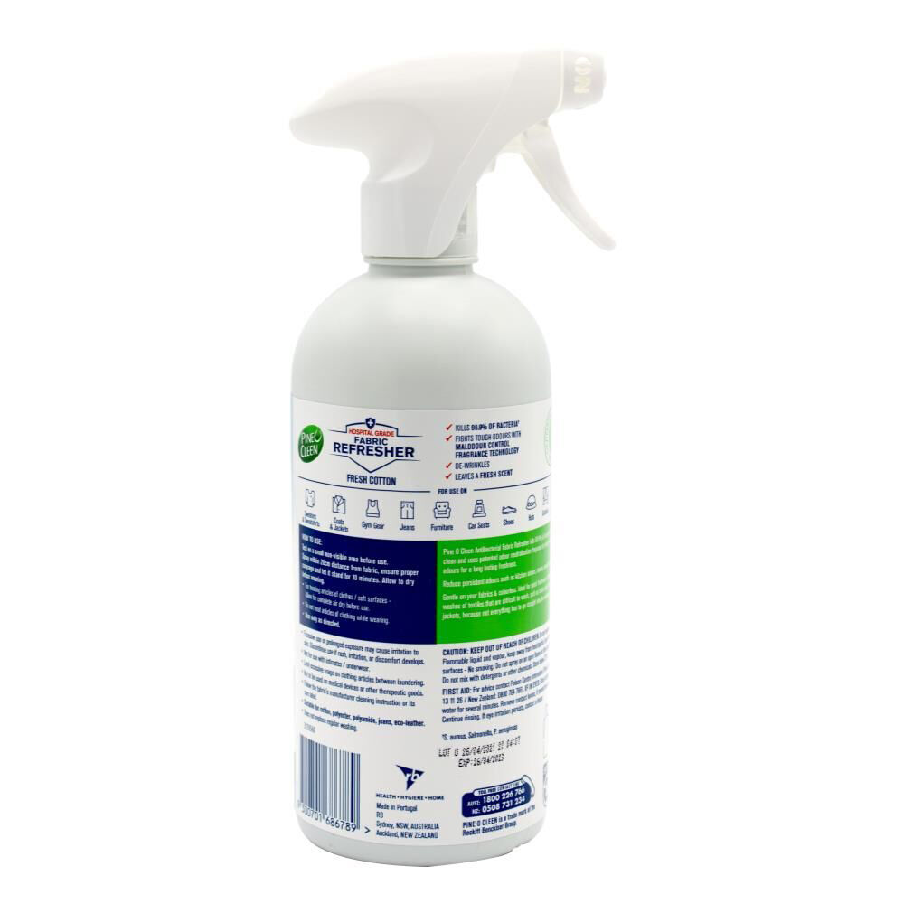 6PK Pine O Cleen 450ml Fabric Refresher Spray Fresh Cotton