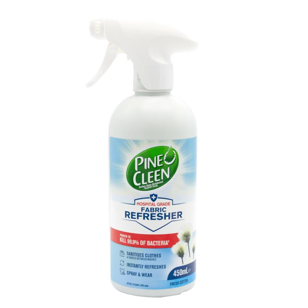 6PK Pine O Cleen 450ml Fabric Refresher Spray Fresh Cotton