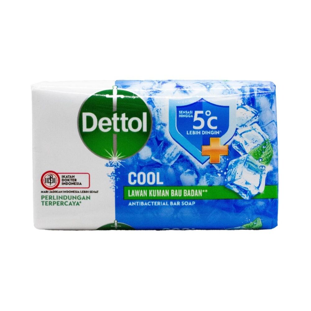 24PK Dettol Soap Bar Antibacterial Cool Effect Menthol Eucalyptus Fragrance 60g