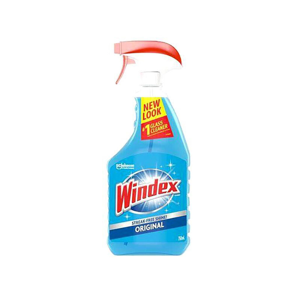 6PK Windex Glass Cleaner Liquid Streak-Free Window Surface 750ml