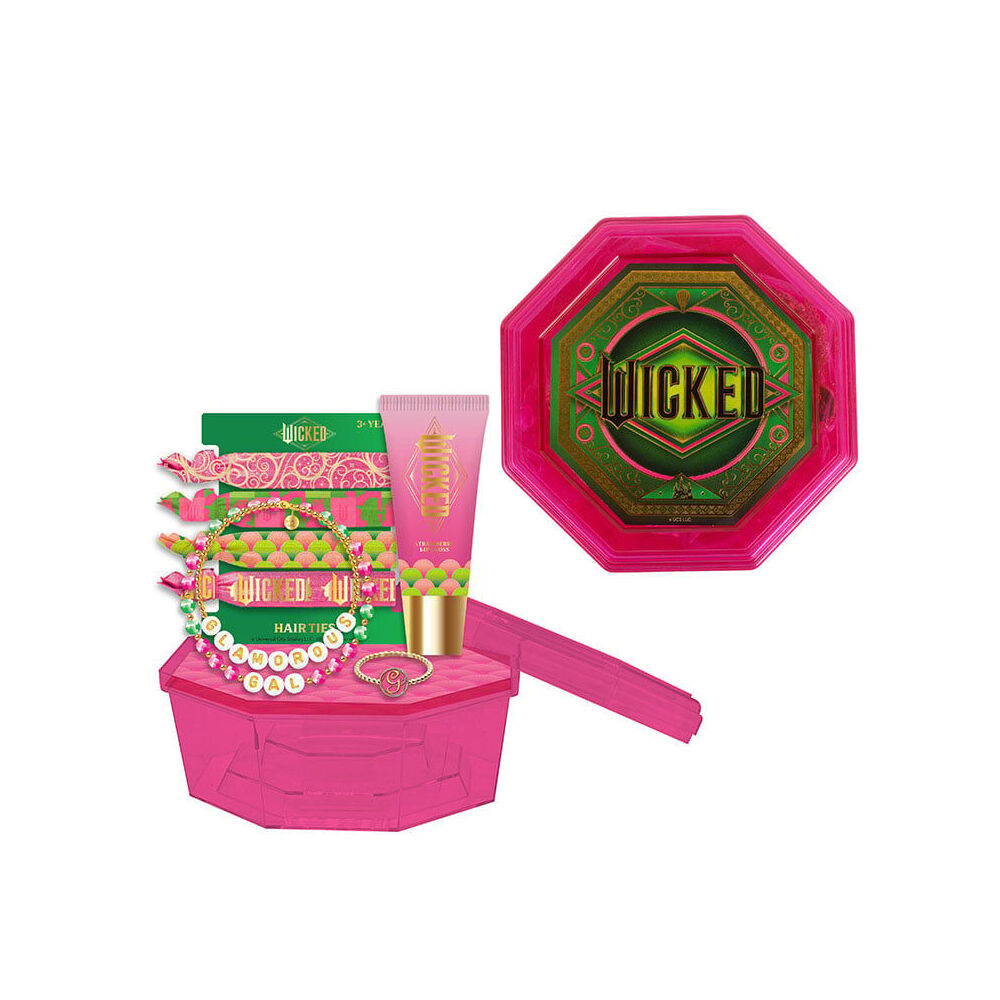 2PK Wicked Hexagon Trinket Box Makeup/Jewellery Assorted 5y+