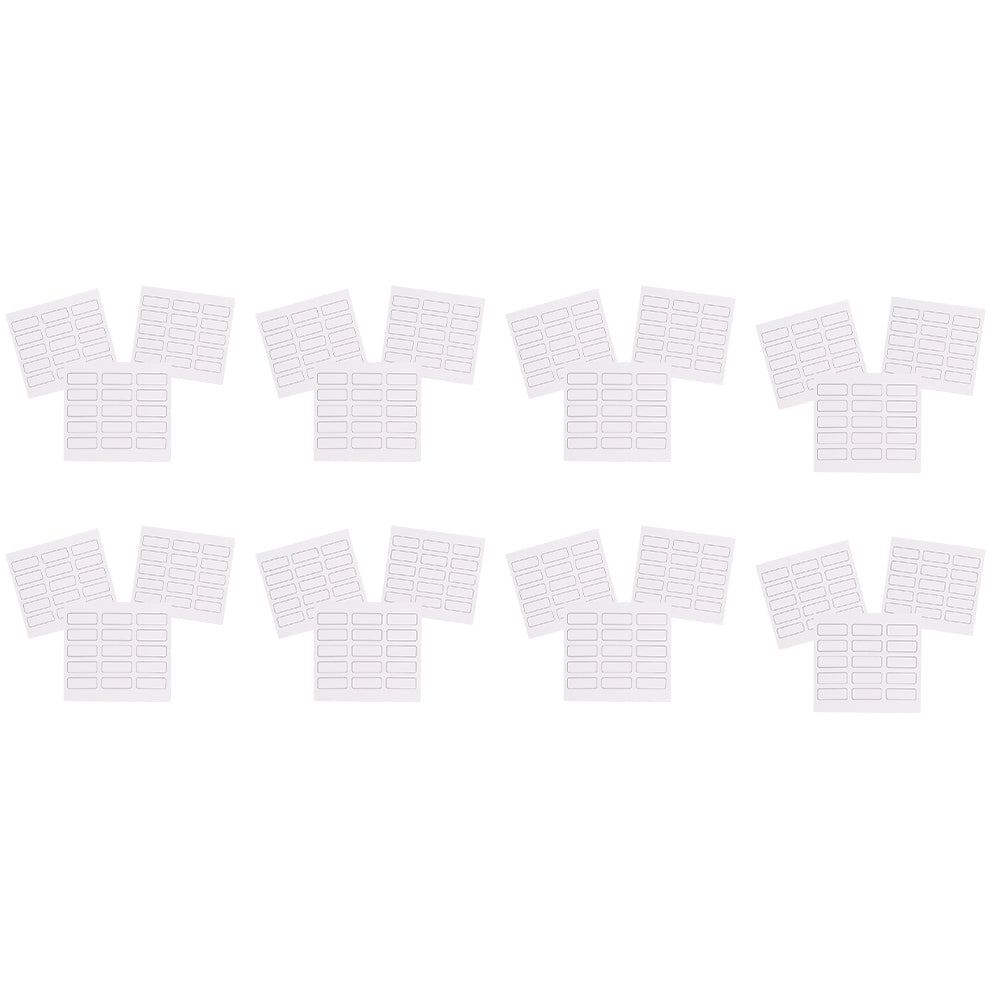 8x 45pc Appetito Vinyl Blank Kitchen Labels Home Pantry Accessory