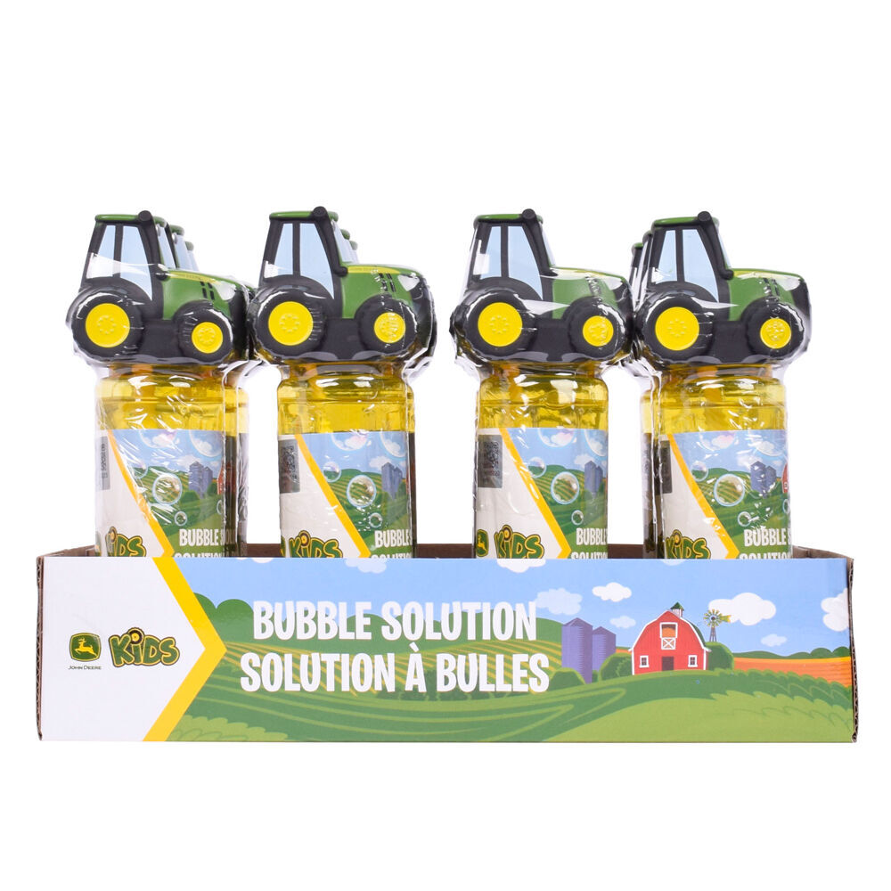 6PK John Deere Blowing Bubbles Bottle w/Bottle Tractor Themed Wand 147ml