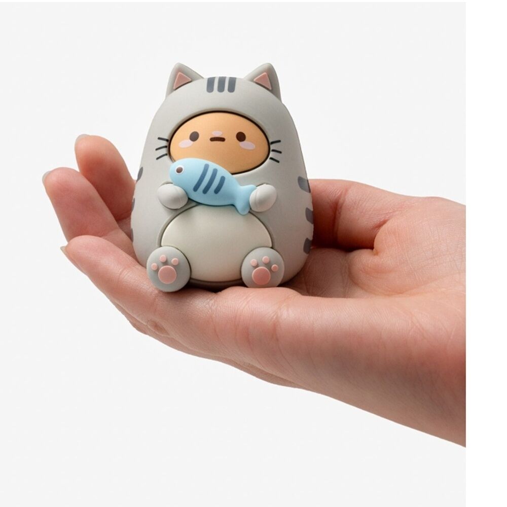 2PK Smoko Tayto Chubby Cat Blind Box Toy Collectable Figurine 15Y+ Assorted