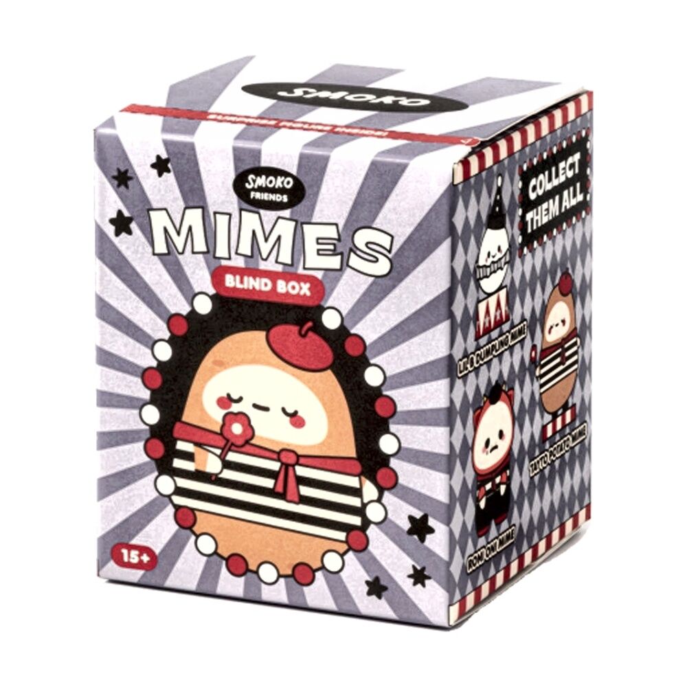 2PK Smoko Friends Mimes Blind Box Toy Collectable Figurine 15Y+ Assorted