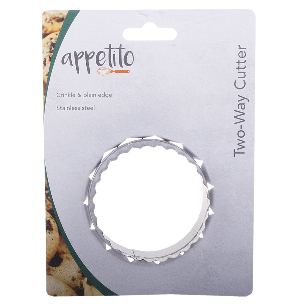 6PK Appetito Stainless Steel Two Way Cutter Home Kitchen Cooking