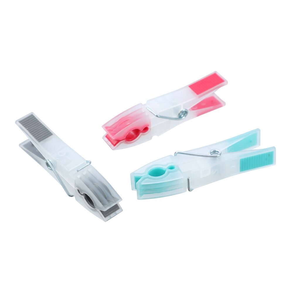 6x 24PK Boxsweden Hangit Soft Touch Clothes Pegs Rectangle Laundry Clips