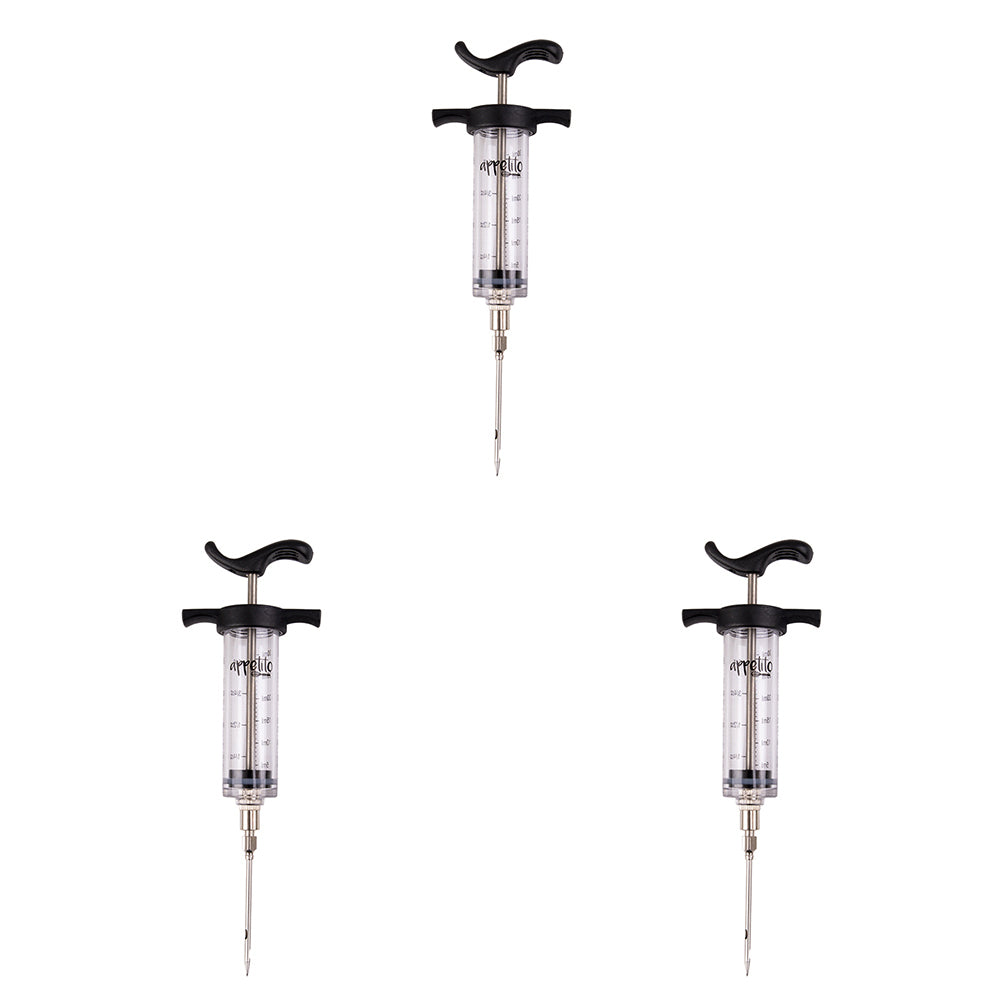 3PK Appetito Flavour Injector Home Kitchen Cooking 30ml