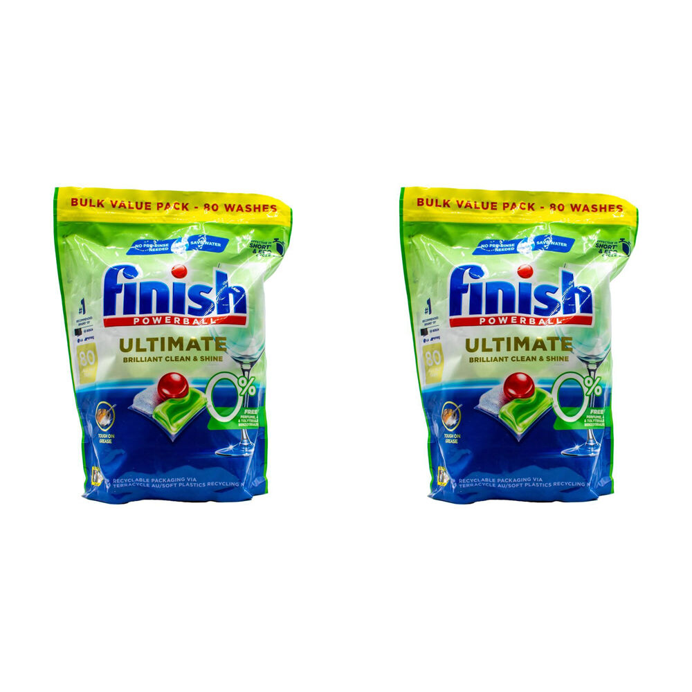 160pc Finish Powerball Dishwasher Tablets Ultimate Brilliant Scent & Shine